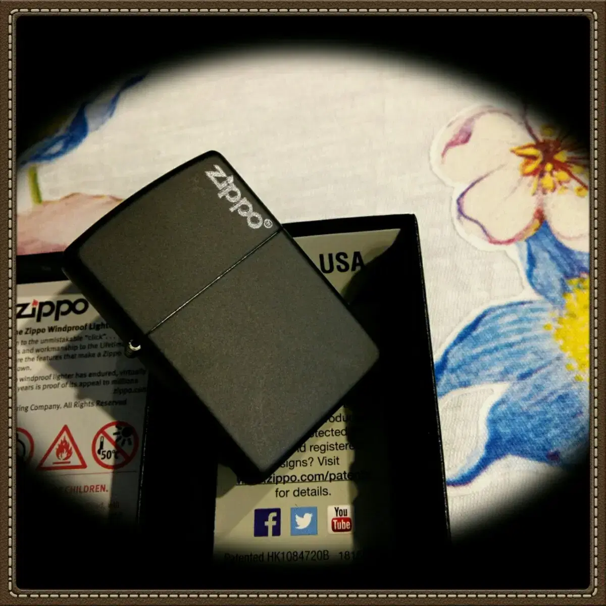 정품 218ZL ZIPPO LOGO 미개봉 새 지포라이터